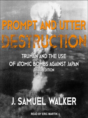 cover image of Prompt and Utter Destruction